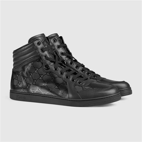 gucci original gg high cut sneakers|gucci imprime sneakers.